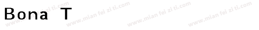 Bona Title Bold Regu字体转换